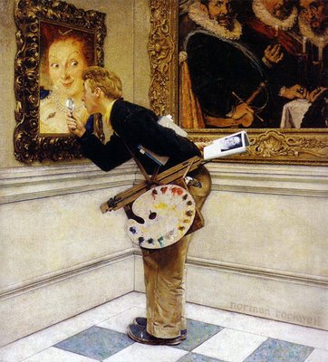 El crítico de arte, © Norman Rockwell