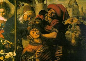 Extracción de la piedra de la locura, Jan Sanders van Hemesen