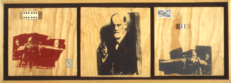 Buñuel disprándole a Freud