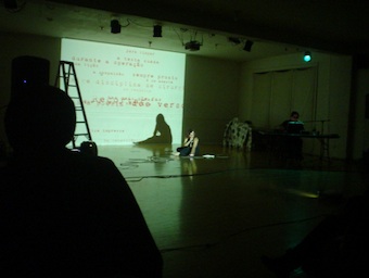 Wilton Azevedo —Po e-Machine—, Open Theater Chicago, 2007.
