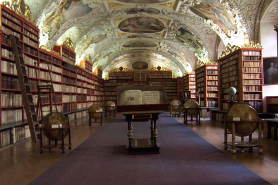 Librería del monasterio Strahov en la República Checa