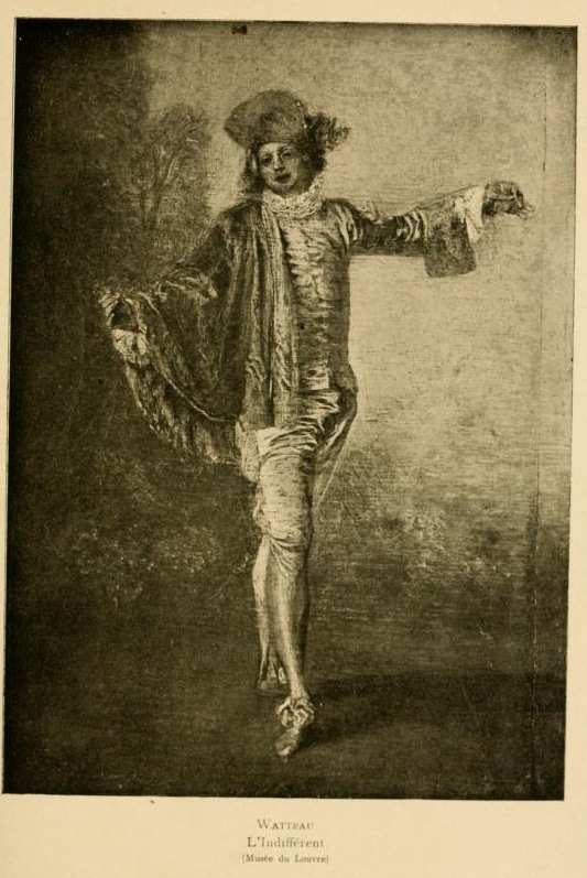 Figura 1 Pie de imagen: L’Indifférent de Watteau