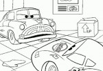 CARS,McQueen,Doc_Hudson,garage,coloring