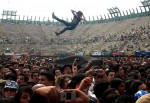 Volando en el Vive Latino 2013.