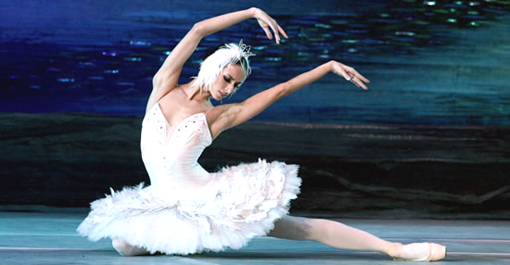 Odette, o el cisne blanco de "El lago de los cisnes".