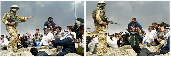 Fotos originales de Brian Walski, de Los Angeles Times.