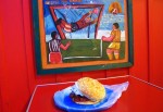 La hamburguesa.