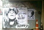 Otra obra artística en las calles de París.