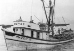Barco de los emigrantes de Chimbote, bautizado con el nombre de una playa gallega