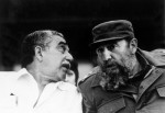 El escritor Gabriel García Márquez y el dictador Fidel Castro.