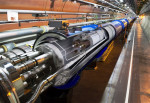 El gran colisionador de hadrones en el CERN, Suiza.