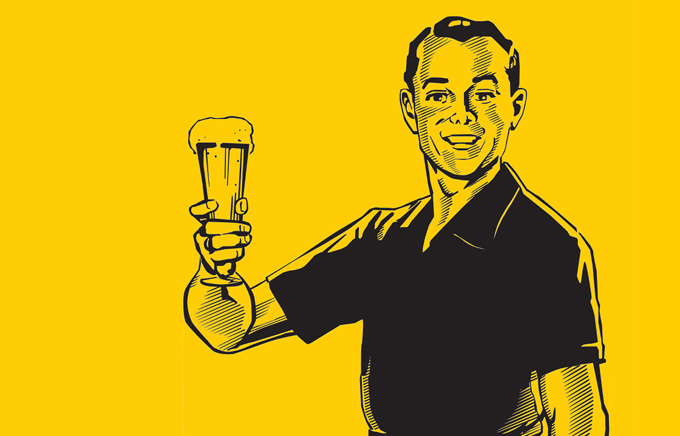 Toma cerveza y sé tú mismo.