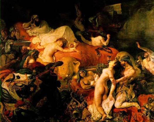 La Muerte de Sardanápalo, Eugene Delacroix
