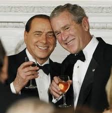 Berlusconi y Bush