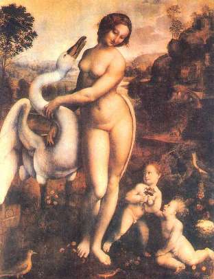 Leda, Leonardo DaVinci, 1515-1516