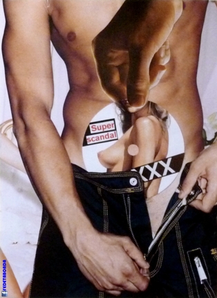 Vos sí, vos no, vos sí, vos no - Collage sobre papel - 2011 - Federico Taoada