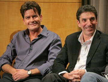 Charlie Sheen y Chuck Lorre
