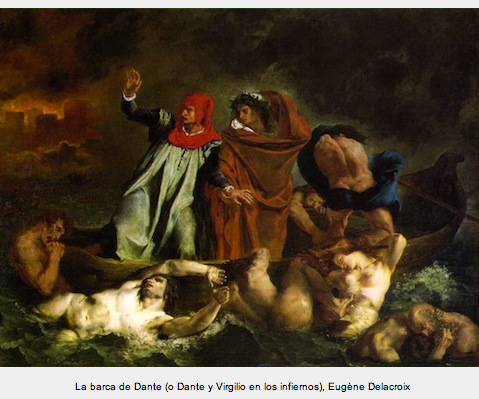 De la Croix La Barca de Dante 1822