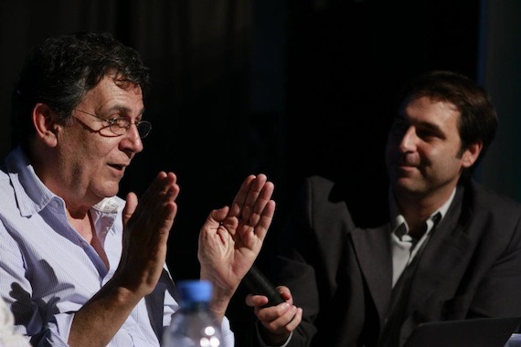 Roberto Guareschi con Juan Mascardi, Congreso Comunicación y Culturas 2.0 UAI Rosario
