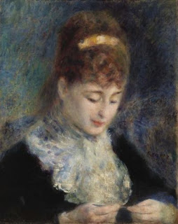 Renoir mujer haciendo crochet 1877