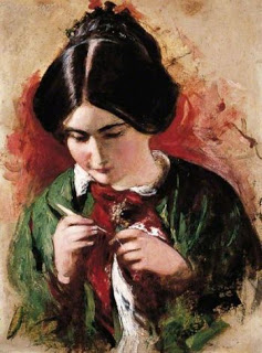 William Etty 1787-1849 The Crochet Worker