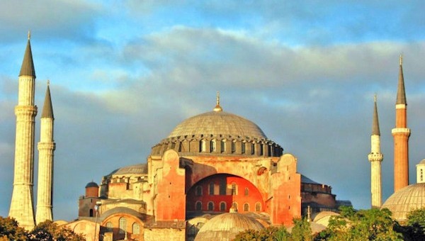 La mezquita de Hagia Sofía, en Estambul