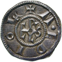 Moneda de Carlomagno, (768-814).