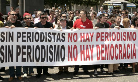 Sin periodistas no hay democracia.