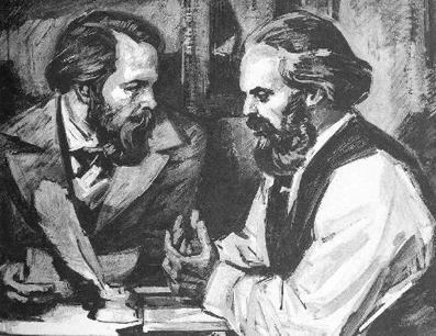Engels y Marx.