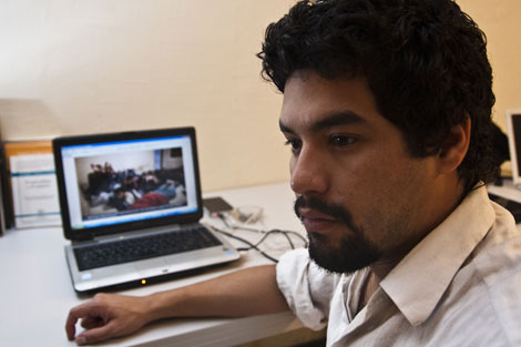Óscar Martínez. Foto © Bernat Camps, El Mundo.
