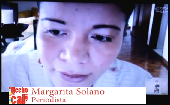 Margarita Solano en la televisión colombiana.
