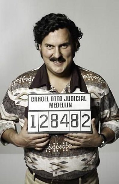 Pablo Escobar Gaviria (fotomontaje).