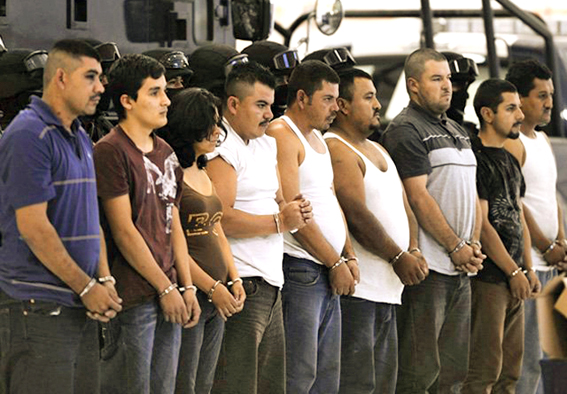 Sicarios del Chapo Guzmán capturados. Foto © www.diarioimagen.net