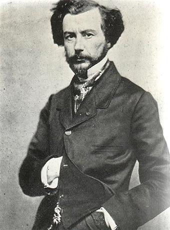 Retrato de Maxime Du Camp.