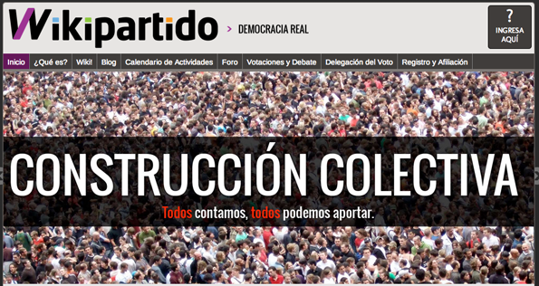 El portal del Wikipartido.