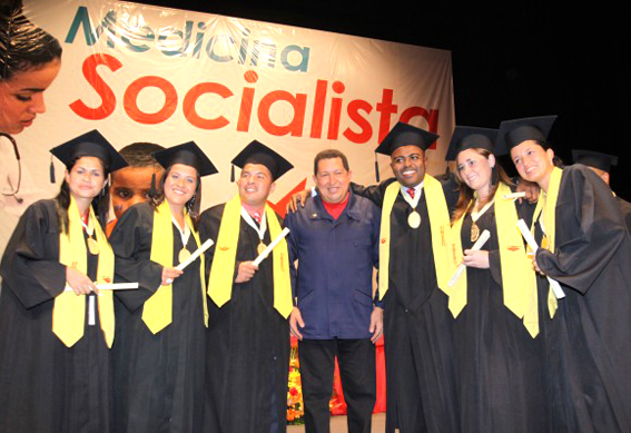“En la Revolución Bolivariana hemos creado 22 universidades y este año inauguraremos tres más”,  dijo en septiembre de 2012 Hugo Chávez, en el estado de Mérida.