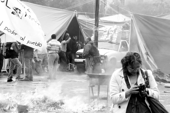 El campamento. Foto © Canek Sánchez.