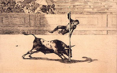 Goya, serie de tauromaquia.
