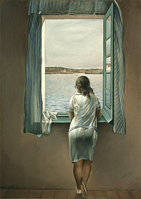 Dalí, Muchacha en la ventana.