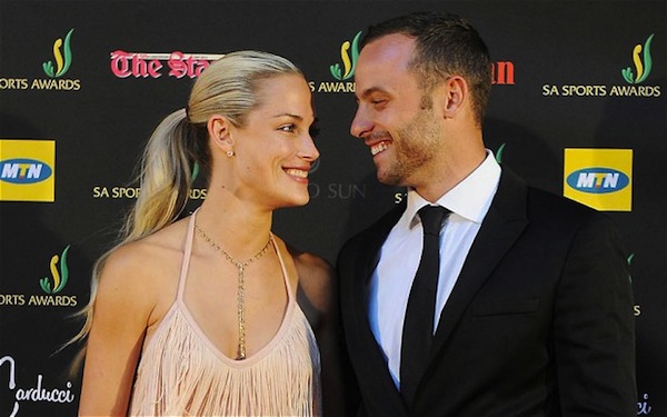 Oscar Pistorius y su esposa Reeva Steenkamp