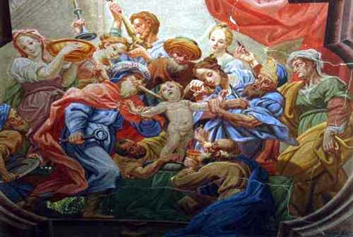 El supuesto asesinato del niño san Simón de Trento en 1475.