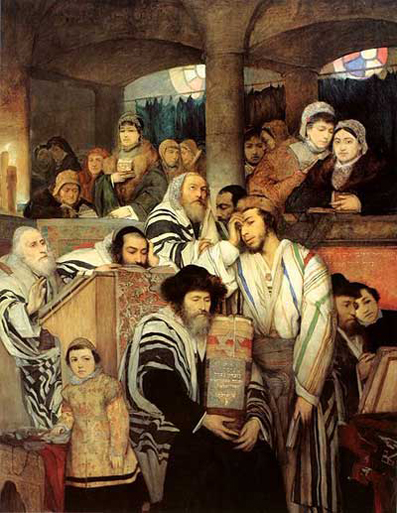 Celebración de la pascua judía en la Edad Media.