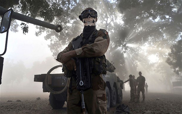 Tropas francesas en Mali, 2013.