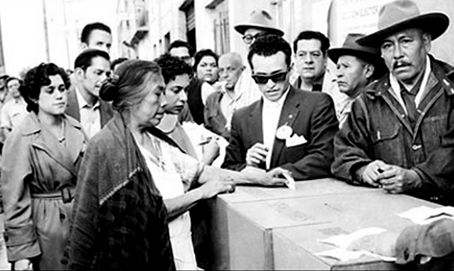En 1952 se instituye el voto para la mujer en México.