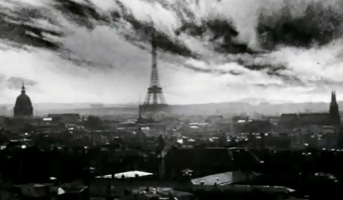 Chris Marker, fotograma de La Jetee, la destrucción de París.
