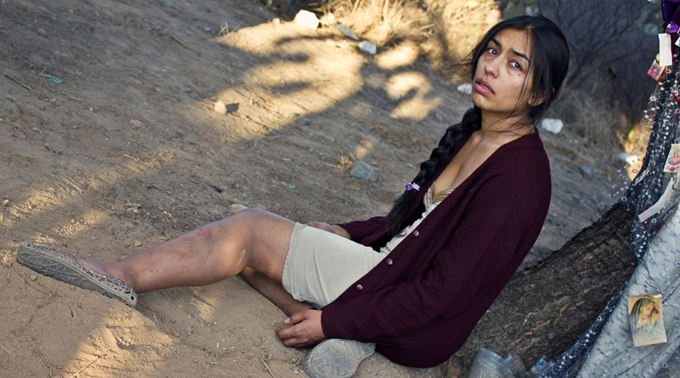Gabriela Cartol como Ángeles en "La tirisia".
