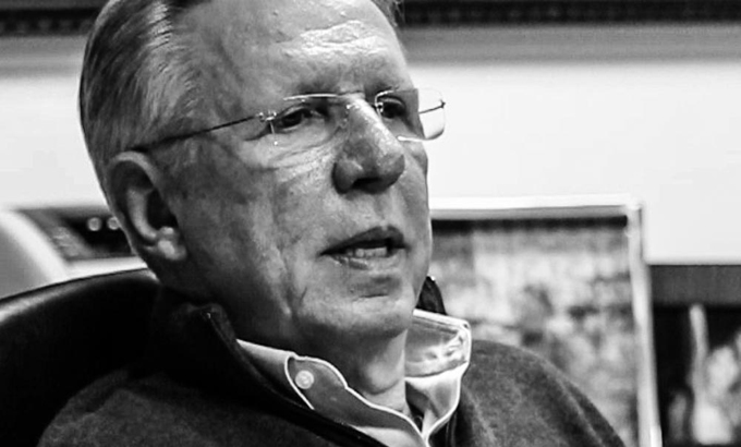El reportero. Fotografía © Abraham Gorostieta.