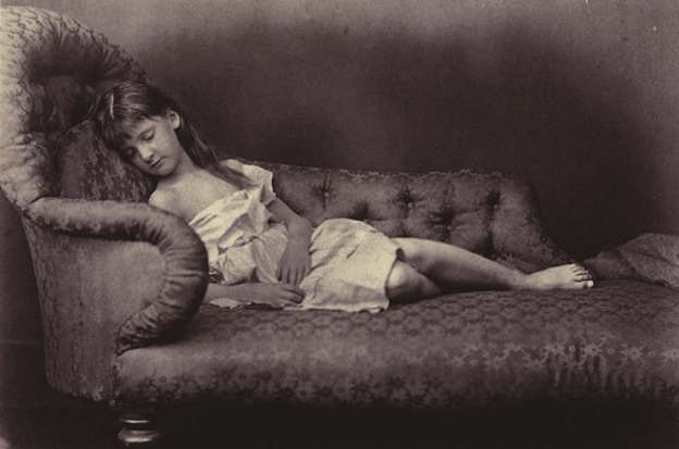 Alice Liddell, fotografía de Lewis Carroll, c. 1859.