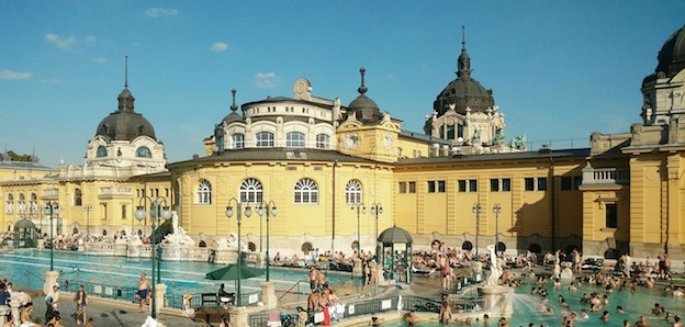 Los baños de Széchenyi.